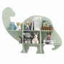 Hanging children's shelf 105.5x16x78.5cm., green