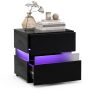 Bedside table 45x35x45cm., black