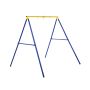 Swing frame 194x184x180cm., blue/yellow