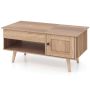 Coffee table 100x50x46cm., light brown