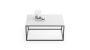 Coffee table Solo 100x60x40cm, white