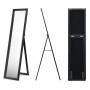 Standing mirror 37x50x155cm., black