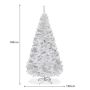 Artificial fir tree 100x180cm., white