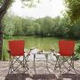 Set of folding camping chairs, 2 pcs.