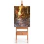 Easel 44x41.5x194.5cm., light brown