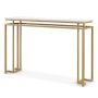 Console 120x30x80.5cm., white/gold color