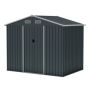Garden storage shed 236x172x196cm., dark gray