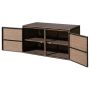 Garden storage box 115x60x65cm., brown