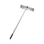 Snow shovel 63x15x609cm., silver/black