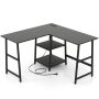 Desk 120x120x75cm., black
