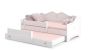 Children's double bed Emma with mattress and safety barrier 164x85x70 / 160x80x15cm