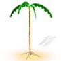 LED palm tree 175x120x218cm., green/brown