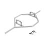 Barbell bar 142x62x13cm., silver color