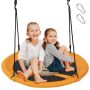 Swing for children 102x173cm., orange/black