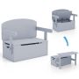 Children's bench 60x43x57cm., gray