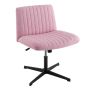 Office chair 71x66x91.5cm., pink/black