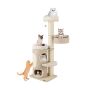 Scratching post 58x48x154cm., light brown/beige