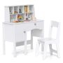 Children's desk with chair, white