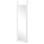 Hanging mirror 37x2x120cm., white