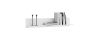 Shelf 100x18x16 cm, white