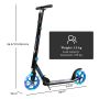 Scooter 87.5x34x96.5cm., black color