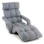 Floor armchair 196x72x19.5cm., gray