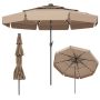 Outdoor umbrella 300x248cm., brown/black