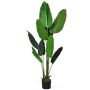Artificial palm tree 17x160cm., green/black