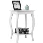 Side table 40x40x60cm., white
