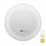 Led wall mirror 60cm., white/silver color