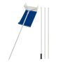 Roof snow blower 624x44x23cm., silver/blue