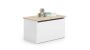 Children's chest of drawers Daria 42x40x73 cm, white/beige