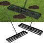 Lawn rake 106x25x170cm., black