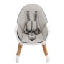 Baby high chair 62x62x100cm., white/gray