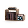 Side table 66x45x67cm., brown/black