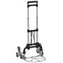 Cargo trolley Durhand 47x47x100cm., black/silver