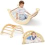 Climbing arch 81x50x38.5cm., light brown/white