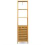 Laundry basket 40x33x160cm., light brown