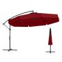 Outdoor umbrella 305x250cm., red/black