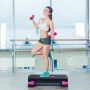 Aerobics platform, 2 stands, 66.04 × 27.94 × 10.16–15.24 cm
