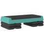 Aerobikas stepa platforma, regulējama augstuma, 77 × 36 × 10,5/15,5/20,5 cm