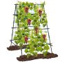 A-shaped garden trellis, 41 × 43 × 59 / 41 × 41 × 60 in