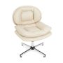 Office chair 60x60x87cm., beige/black