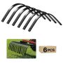 Akmeņu grābekļa zari VEVOR GC1, 6 gab, 278 × 240 × 24 mm