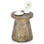 Round outdoor table, 2 purposes, Ø 36.83 × 43.18 cm