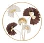 Apaļš sienas dekoratīvais panelis Reddy Round, Ø 61 × 5,7 cm