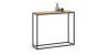 Console table Console 100x80x30cm, natural wood color