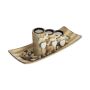 Tējas sveču turētājs Relaxdays, 3 gab, 34 × 13 × 13 cm