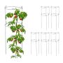 Augu balsti Relaxdays 10044640.0, 6 gab., 2 gredzeni, Ø 26 × 76 cm