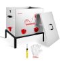 Automātiskā vistu barotava VEVOR SS-00223, 6 barošanas atveres, 38,56 kg ietilpība, 63,5 × 67 × 53,5 cm